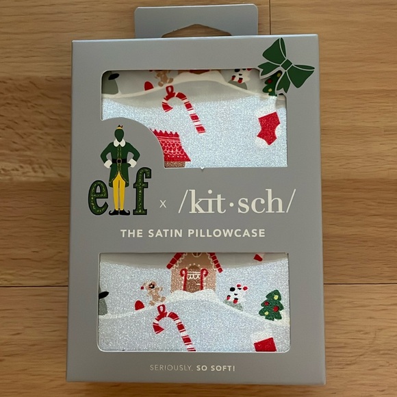 Elf x Kitsch Queen satin pillowcase New - Picture 1 of 4